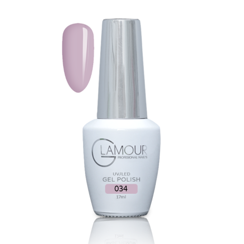 לק ג'ל מס' 034, 17 מ"ל - Glamour לק ג'ל מס' 034, 17 מ"ל - Glamour