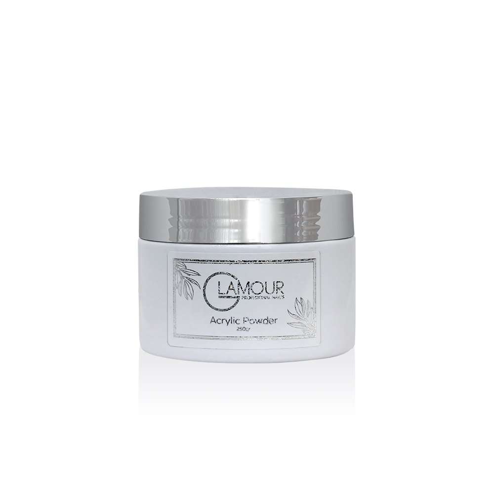 אבקת אקריל 250 ג' - Glamour (White)