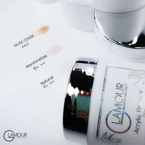 אבקת אקריל 250 ג' - Glamour (Marshmallow) אבקת אקריל 250 ג' - Glamour (Marshmallow)
