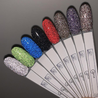 לק ג'ל קולקציית צבעי Glamour - (01-08) Flash