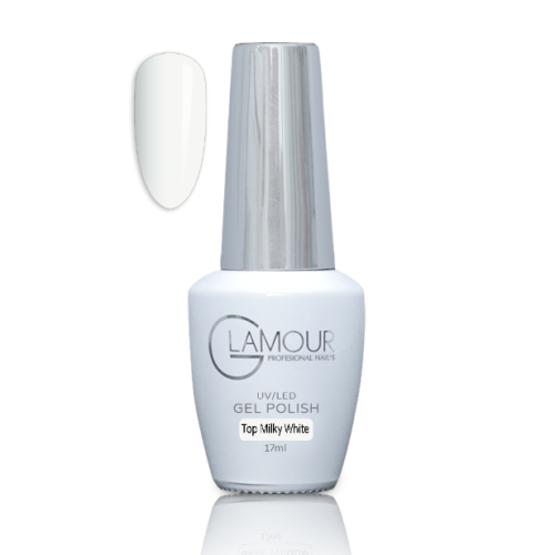 טופ מילקי וואייט ללא ניטרול 17 מ"ל - Glamour | Top Milky White טופ מילקי וואייט ללא ניטרול 17 מ"ל - Glamour | Top Milky White