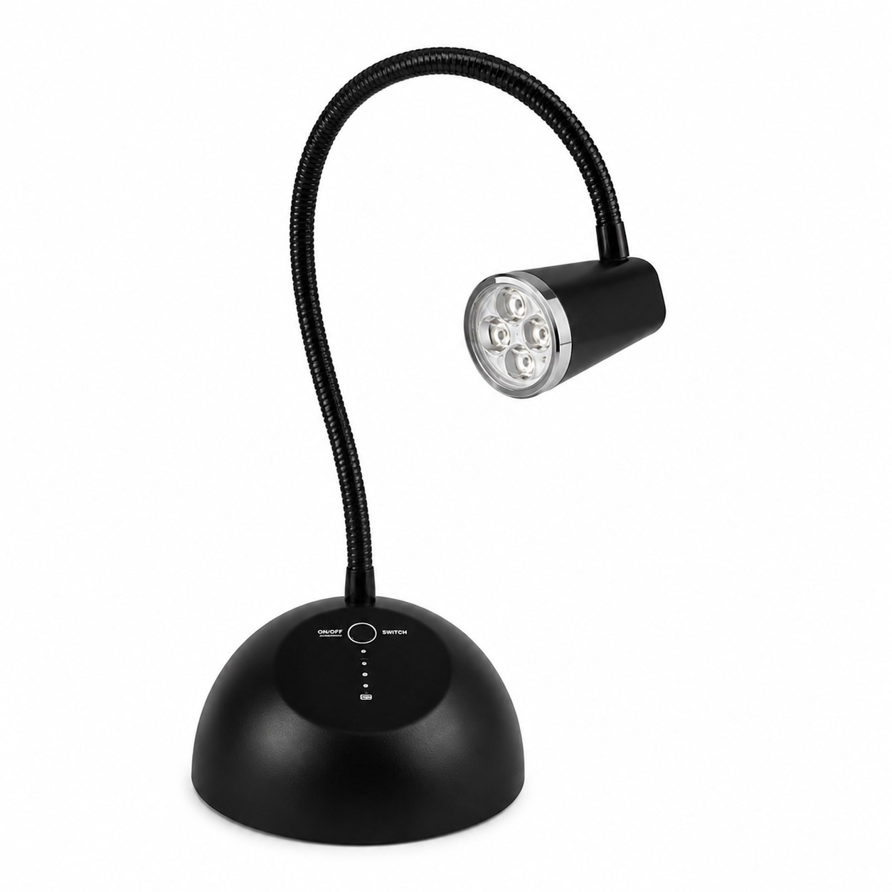 מנורת LED מקצועית לייבוש טיפסים הפוכים – הדור החדש | שחור