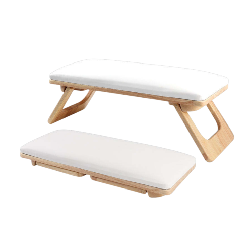 משענת ידיים מתקפלת מעץ | לבן משענת ידיים מתקפלת מעץ | לבן