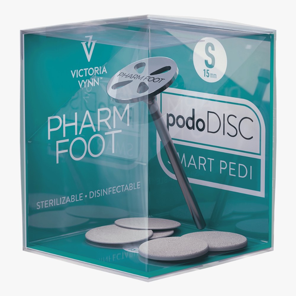 ראש דיסק מידה S למדבקות פדיקור - PHARM FOOT | PODO DISC